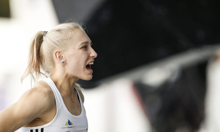Janja Garnbret in Luka Potočar slovenska aduta tudi v Džakarti