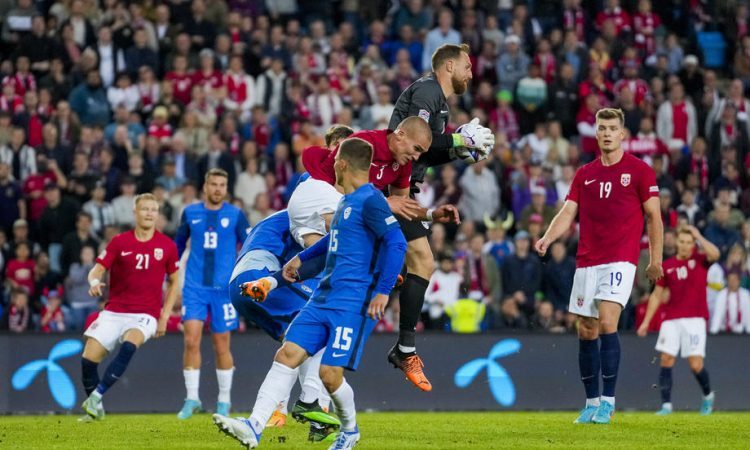 Slovenski nogometaši po preobratu premagali Norveško
