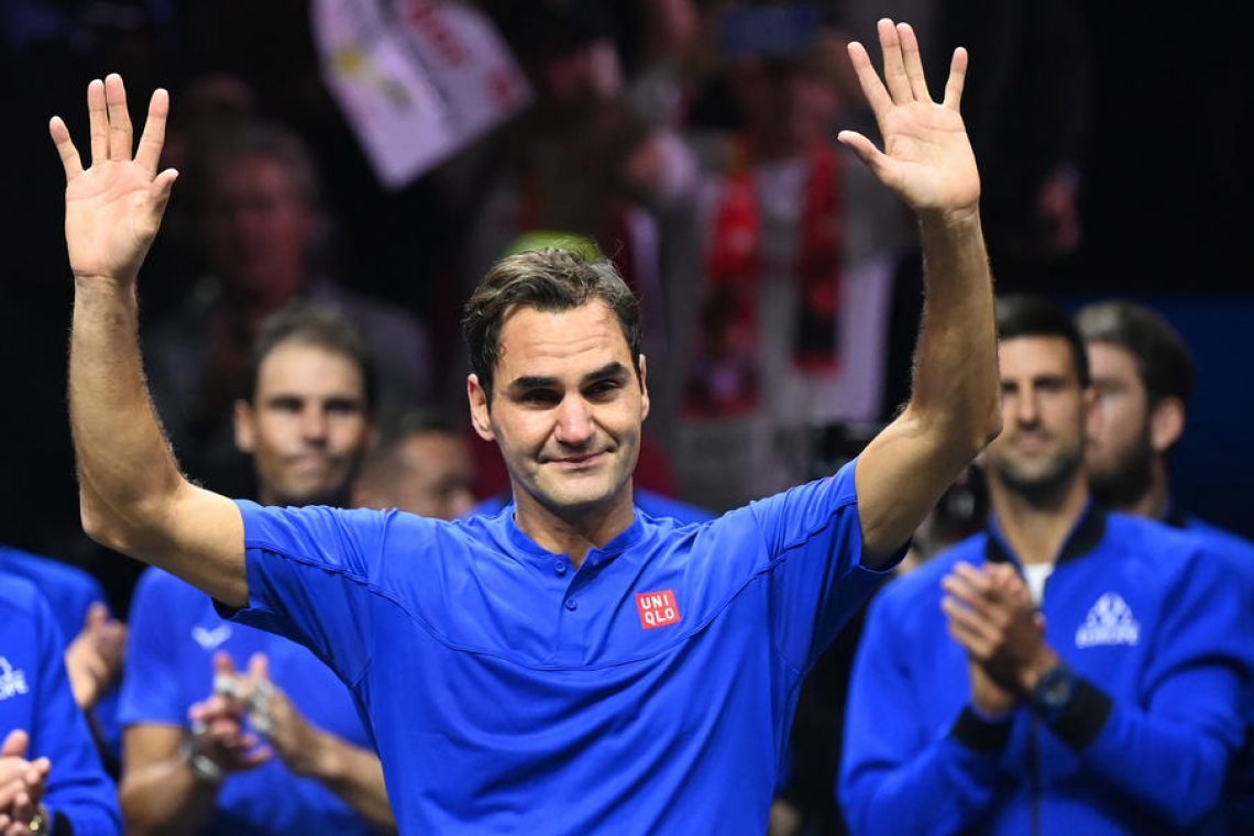 Federer končal izjemno teniško kariero s porazom v paru skupaj z Nadalom