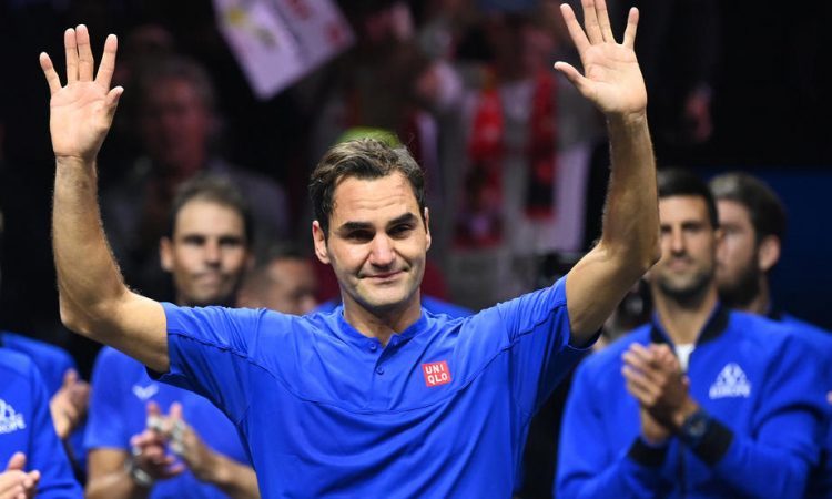 Federer končal izjemno teniško kariero s porazom v paru skupaj z Nadalom