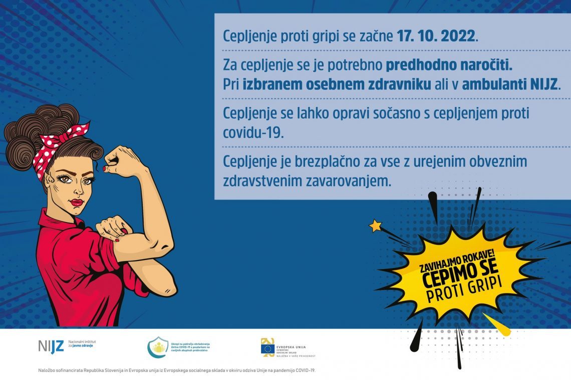 Na NIJZ začeli s cepljenjem proti gripi, za letos so naročili četrt milijona odmerkov cepiva