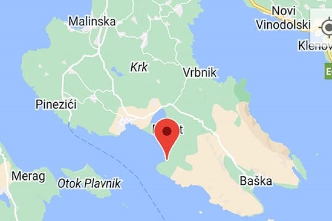 Zmeren potresni sunek v bližini Reke