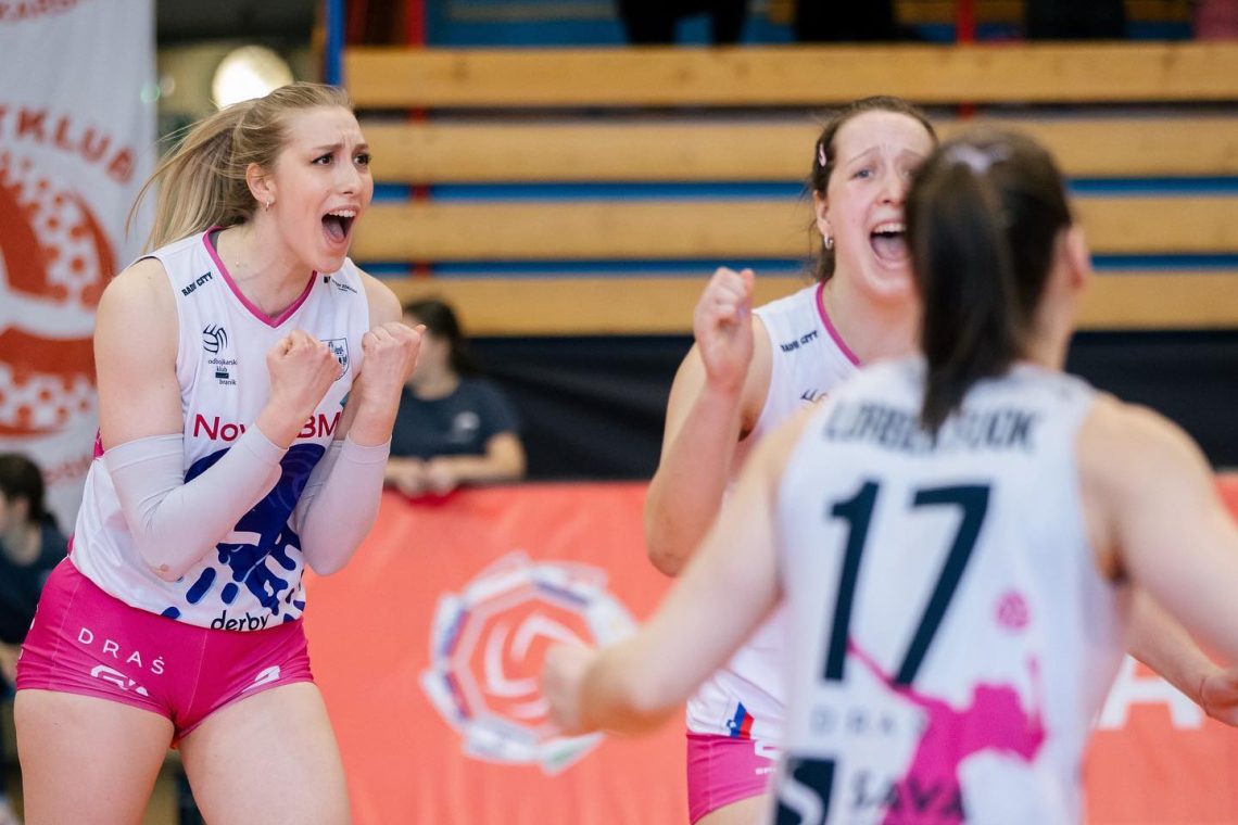 Nova KBM in Gen-I Volley s težavami na prvem četrtfinalnem obračunu 