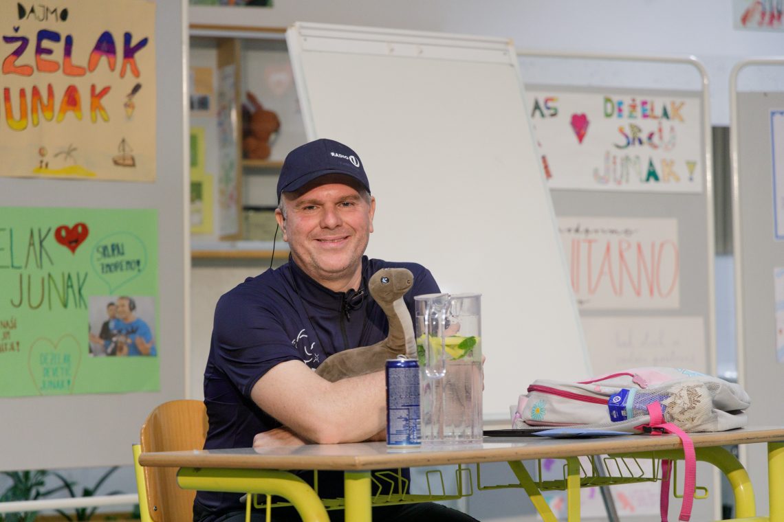 Junak meseca junija je dobrodelni radijec Miha Deželak