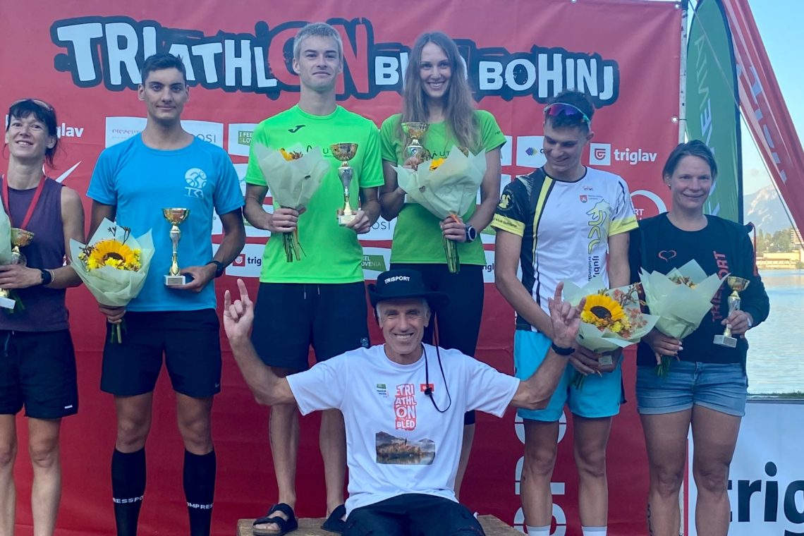Mark Mandič in Maruša Klemenc državna prvaka v standard-triatlonu