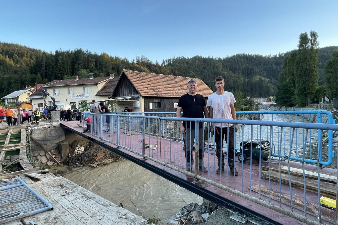 Ambrož Duler s sinom Lukom