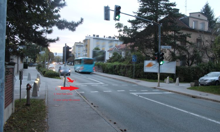 Prometna nesreča s pobegom na Oldhamski cesti v Kranju