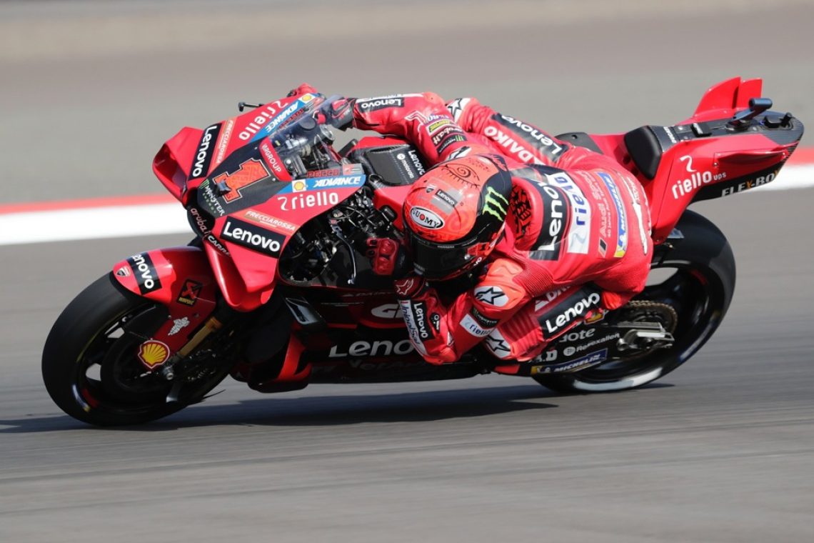 Bagnaia izkoristil odstop Martina in z zmago prevzel vodstvo v skupnem seštevku