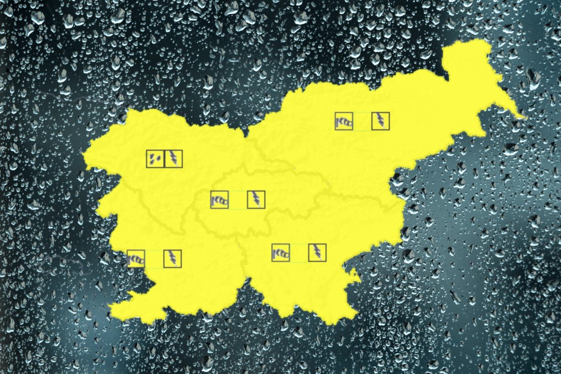 Po nočnem deževju ponekod poplavlja, zaprtih več cest