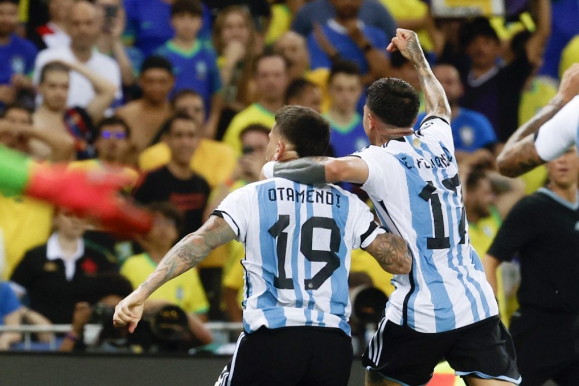 Argentina v gosteh v velikem in vročem derbiju premagala Brazilijo