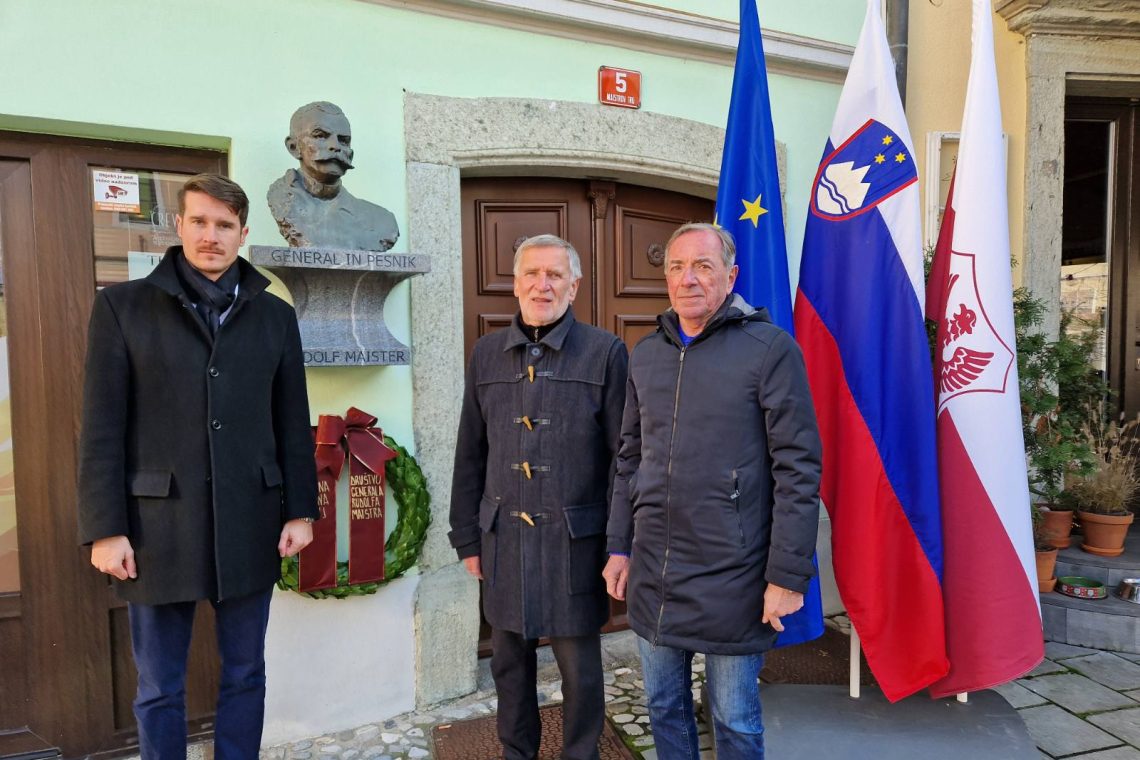Junaštva Rudolfa Maistra in borcev za severno mejo so se spomnili tudi v Kranju 