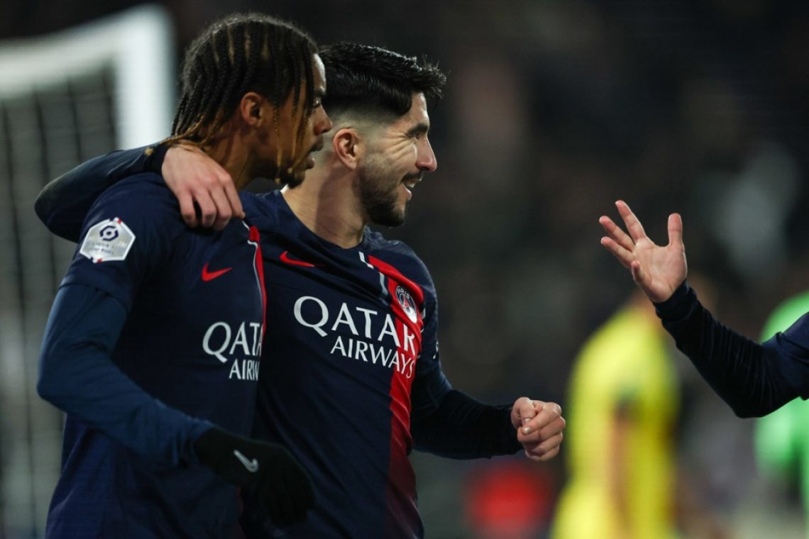 PSG doma premagal Nantes, Monaco po zmagi na drugo mesto