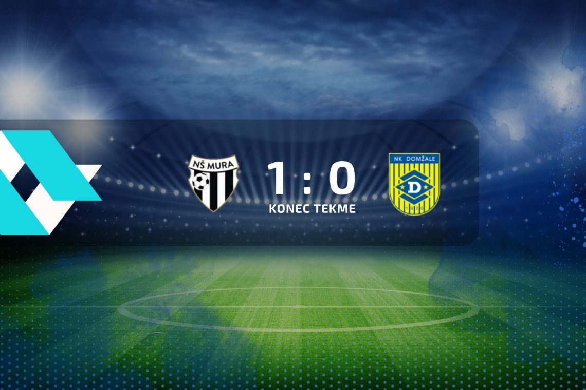 Nogometaši Mure so premagali Domžale z 1:0 