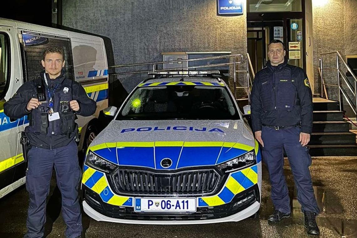 Junaka meseca februarja policista Nikola Velišček in Aleš Stražar