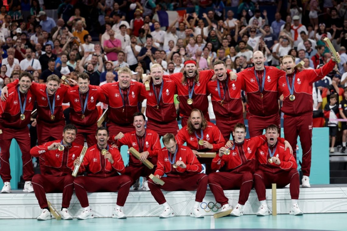 Razigrani danski rokometaši na finalni tekmi povozili Nemce