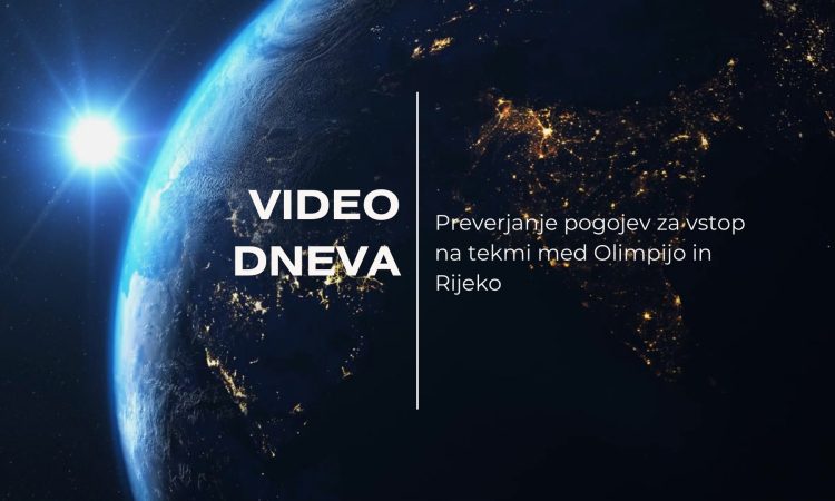 Na ogled tekme zgolj z vstopnico in ...
