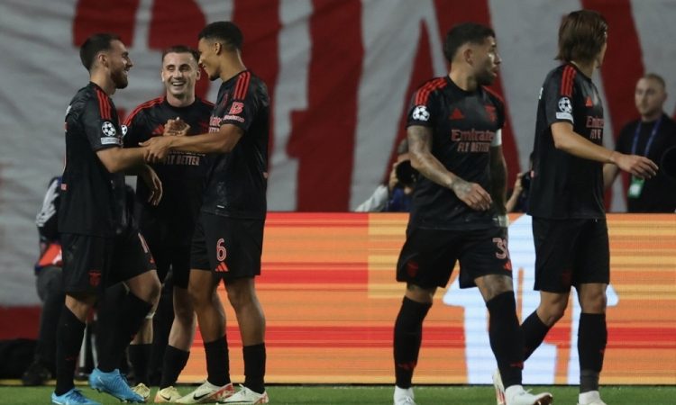 Benfica zmagala v Beogradu