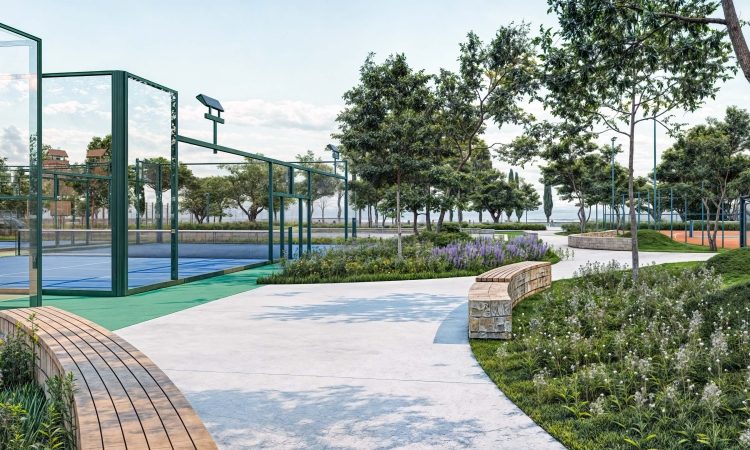 Sodobni športni park v Portorožu pred vrati