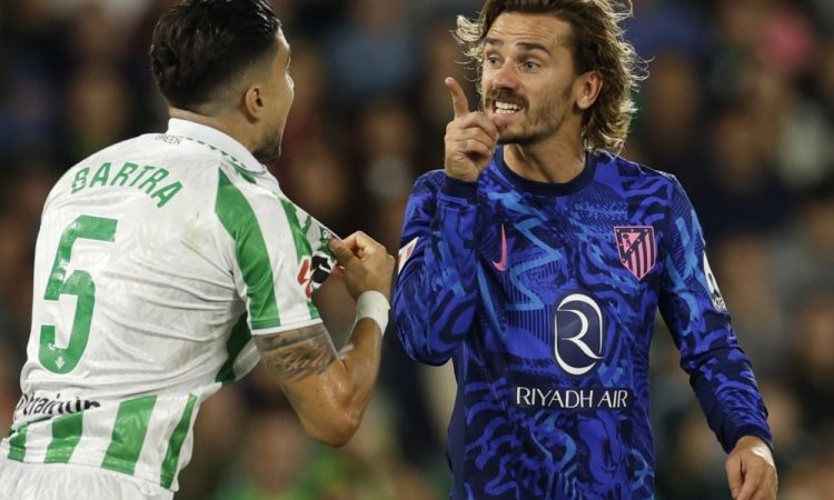 Betis prvi v sezoni premagal Oblakov Atletico