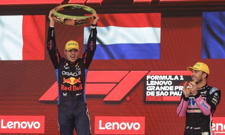 Verstappen v Braziliji zmagal s 17. mesta in povišal prednost v SP