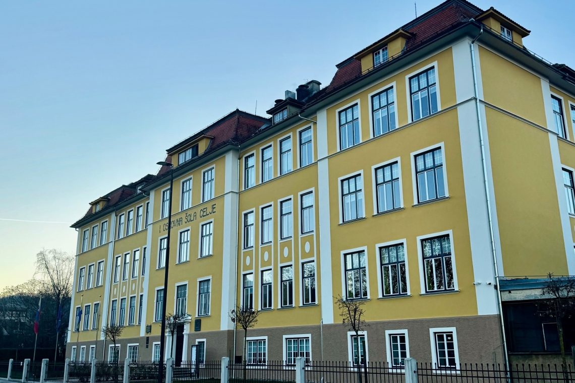 Z obnovljeno fasado I. osnovna šola Celje v še lepši podobi