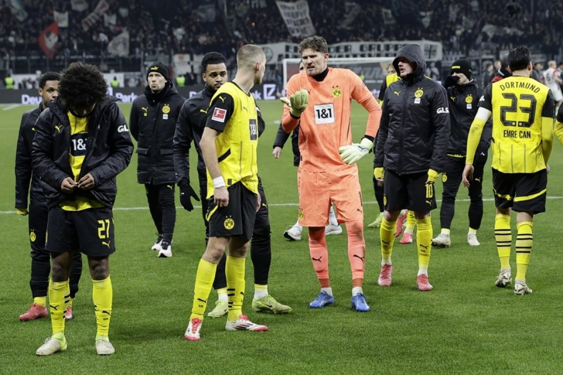 Eintracht premagal Dortmund in se približal Bayerju