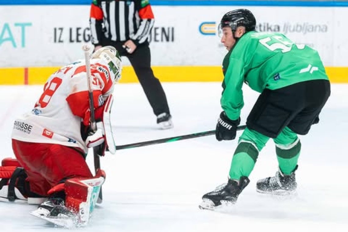 Hokejisti Olimpije Ljubljane so premagali Bolzano z 2:1