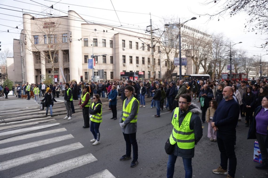 Ljubljančani izrazili podporo protestom v Srbiji in zavrnili pismo podpore Vučiću