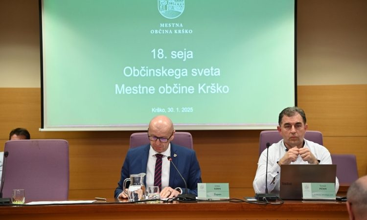 Občinski svet Krškega obravnaval investicijske projekte in programe
