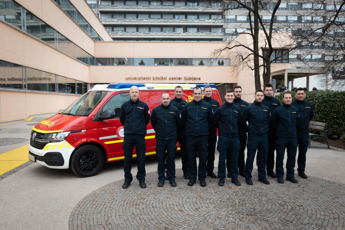 Novo gasilsko vozilo za UKC Ljubljana bo izboljšalo požarno varnost