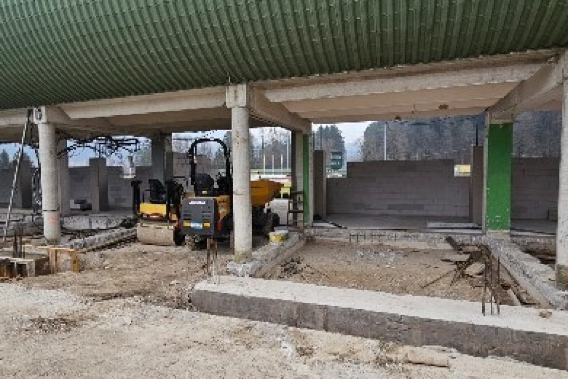 Mestni stadion Velenje bo maja dobil nove tribune z več sedeži