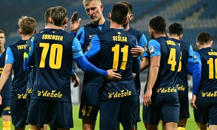 Nogometaši Celja so premagali Kalcer Radomlje z 9:1