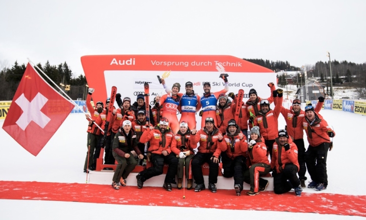 Popolna švicarska prevlada v Hafjellu, Odermatt do četrtega velikega globusa, Kranjec 27.