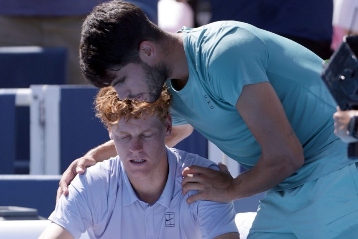 Sinner, Alcaraz in Zverev v vodstvu tudi pred OP ZDA
