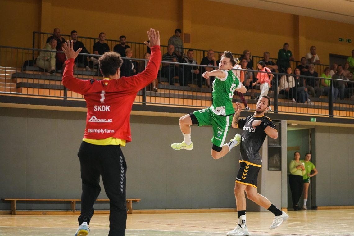 Rokometaši Krke in Gorenja so se razšli z neodločenim izidom 29:29