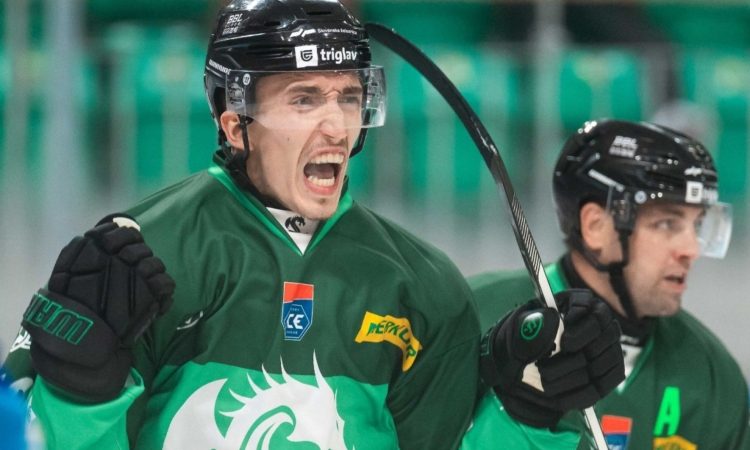 Hokejisti Olimpije Ljubljane so ICE premagali beljaški VSV s 7:2 
