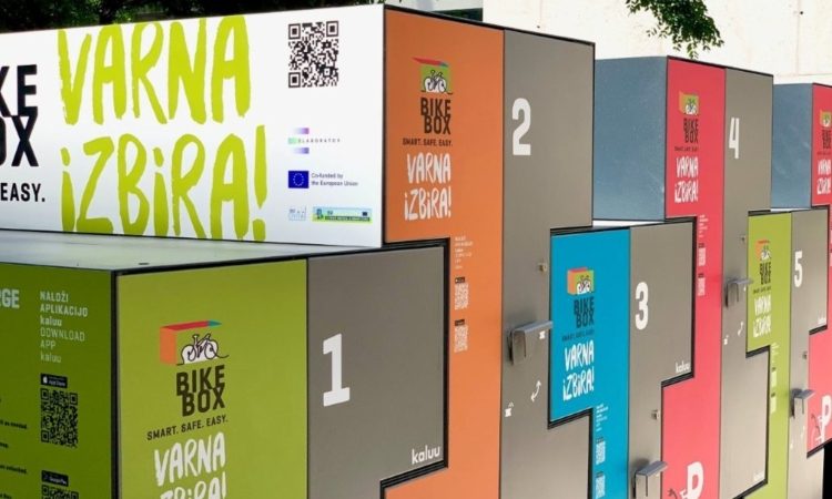 Pri Šolskem centru Velenje postavili dve novi varovani kolesarnici
