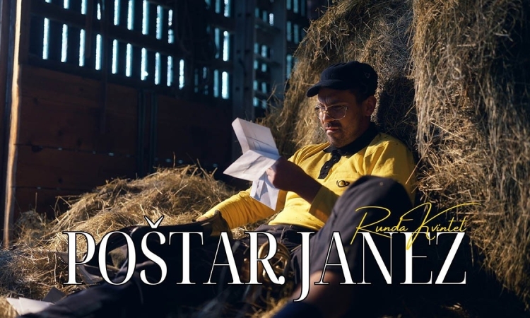 Runda kvintet predstavil polko Poštar Janez v čast vsem poštnim delavcem