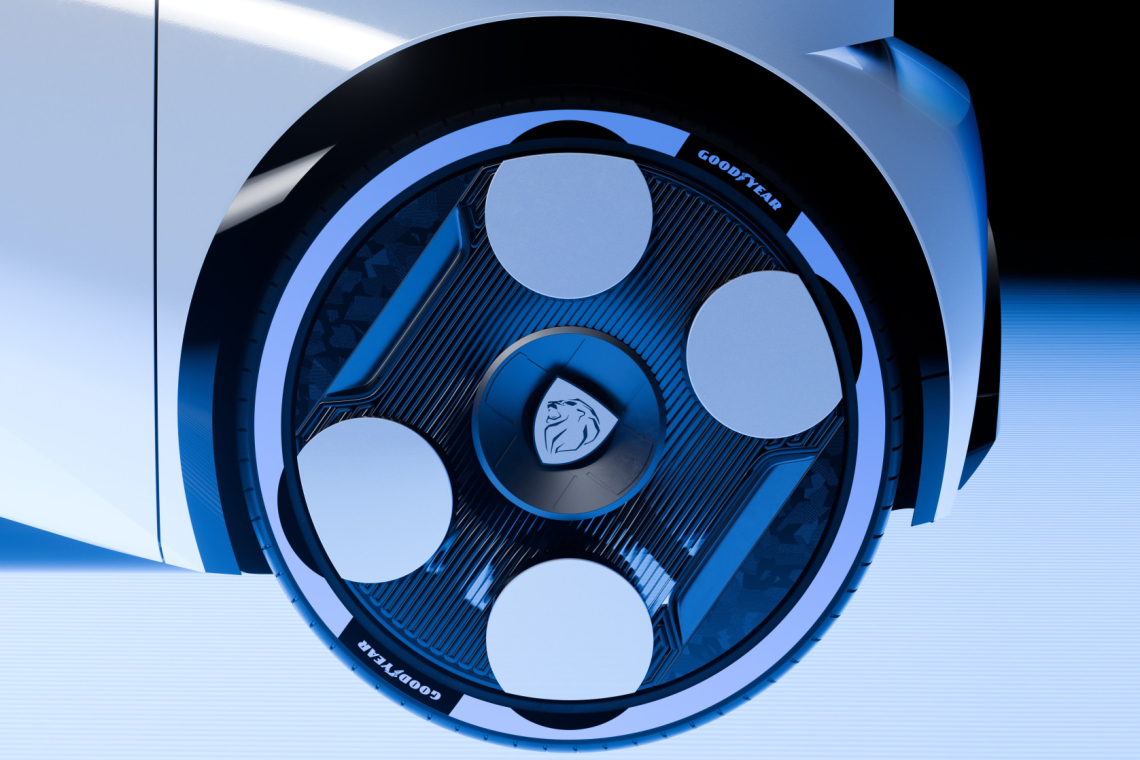 Goodyear in Peugeot predstavila koncept pametne mobilnosti z vozilom Polygon
