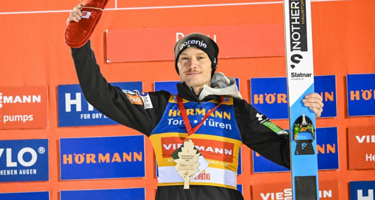 Lanišek po odpovedi finalne serije zmagovalec v Ruki, Domen Prevc tretji 