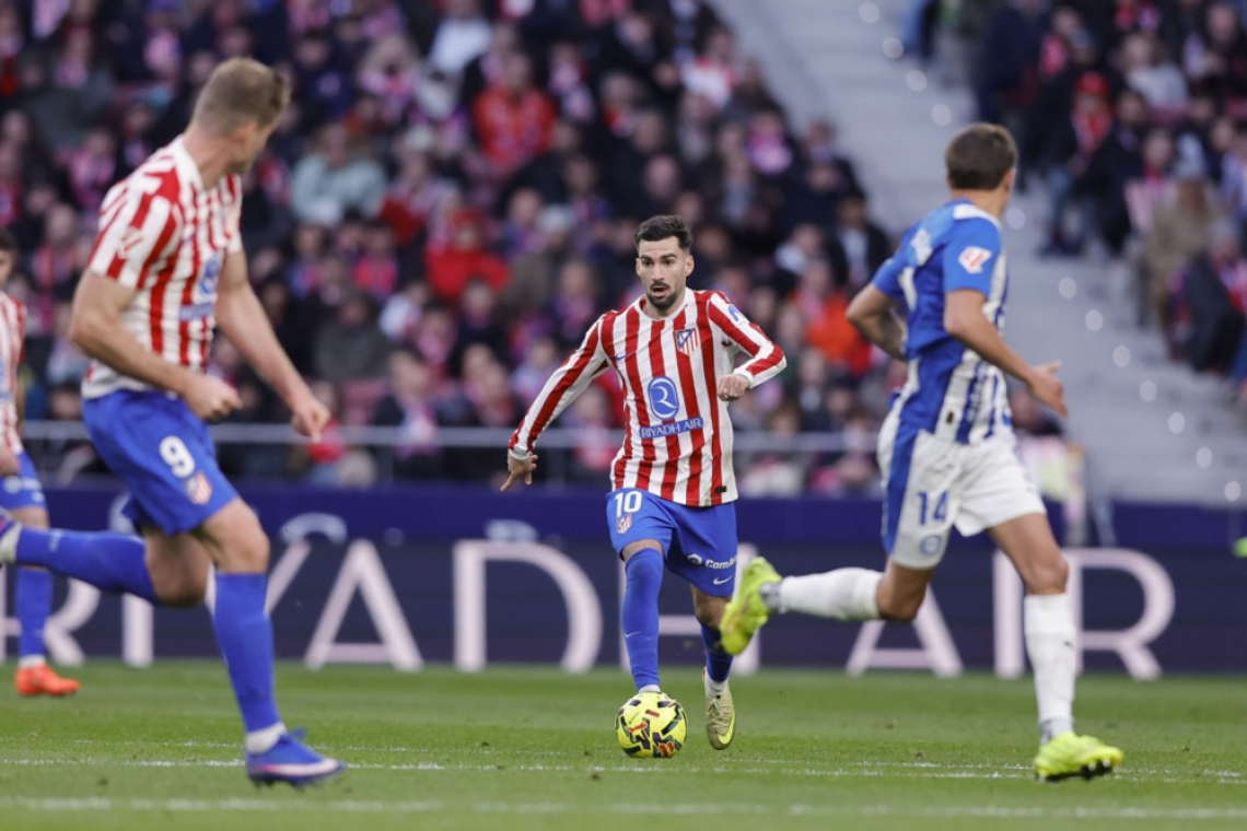Atletico s tesno zmago ujel Villarreal
