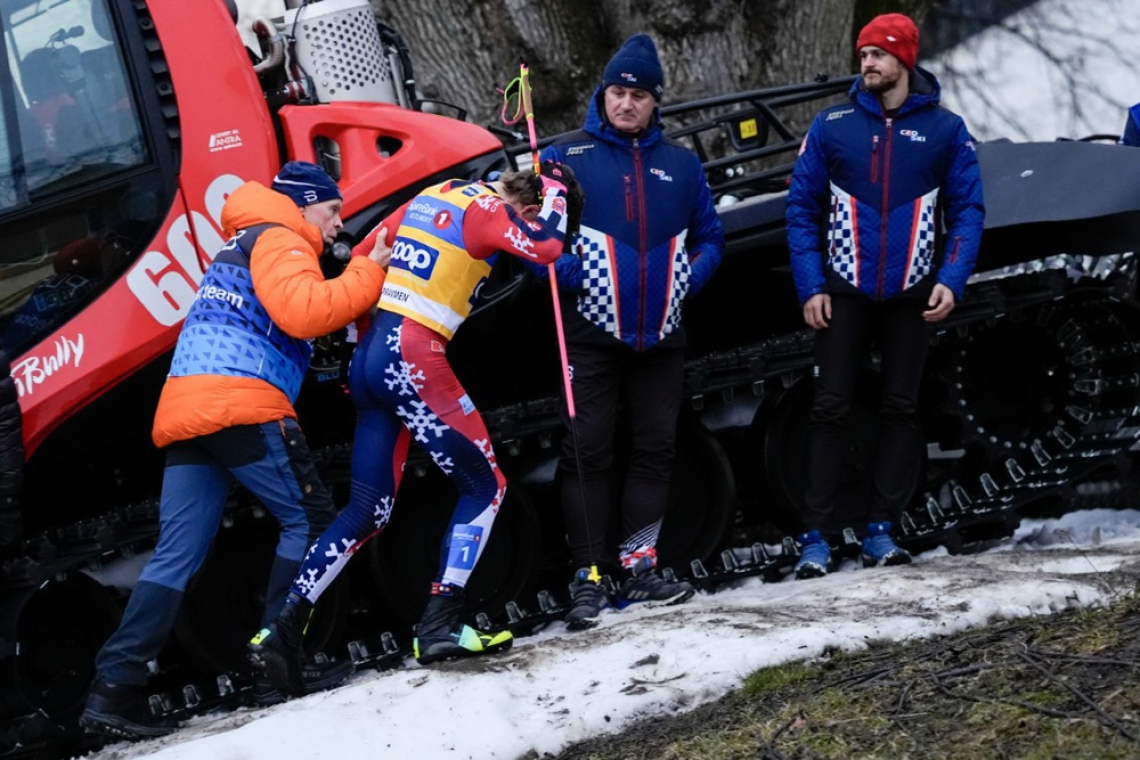 Klaebo utrpel blag pretres možganov