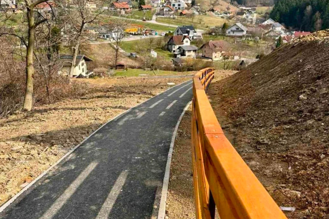 Nova pešpot med Škalami in Hrastovcem za večjo varnost