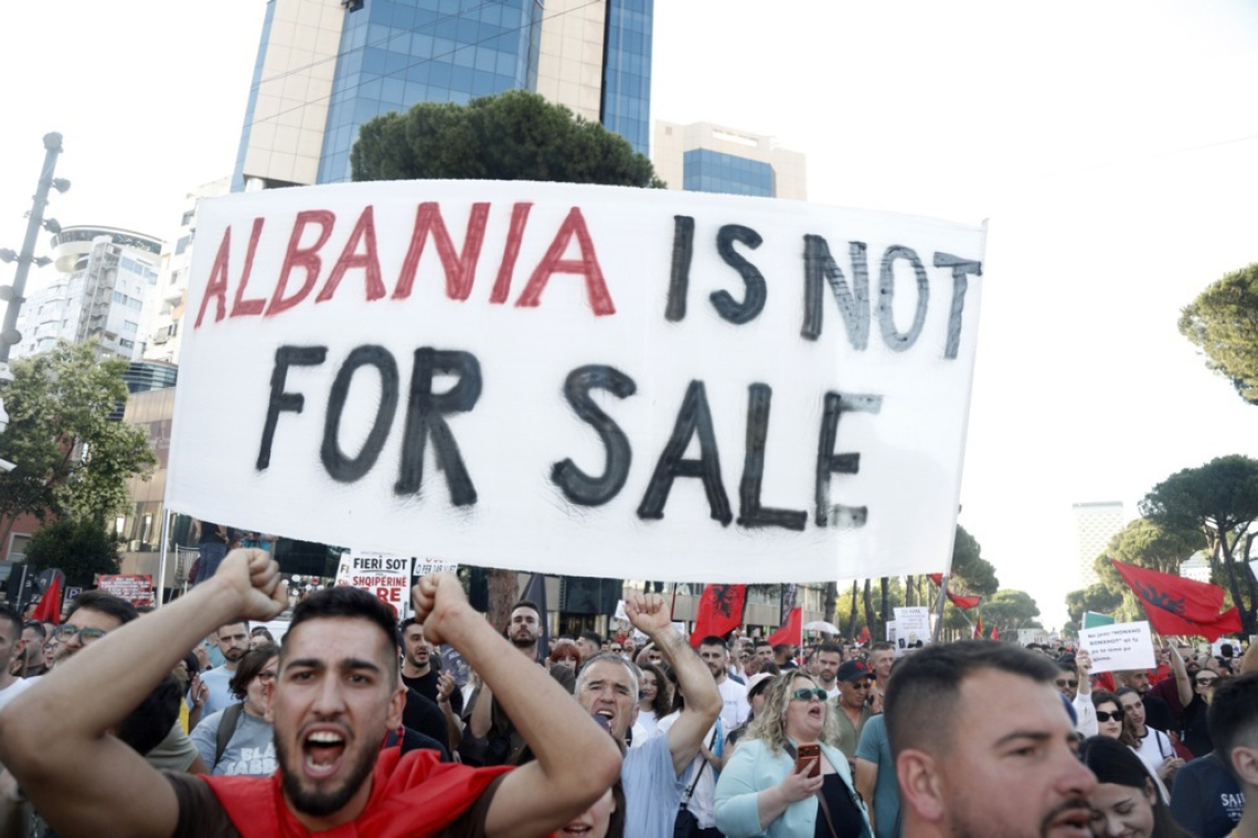 Aretacije v Albaniji zaradi suma pranja denarja